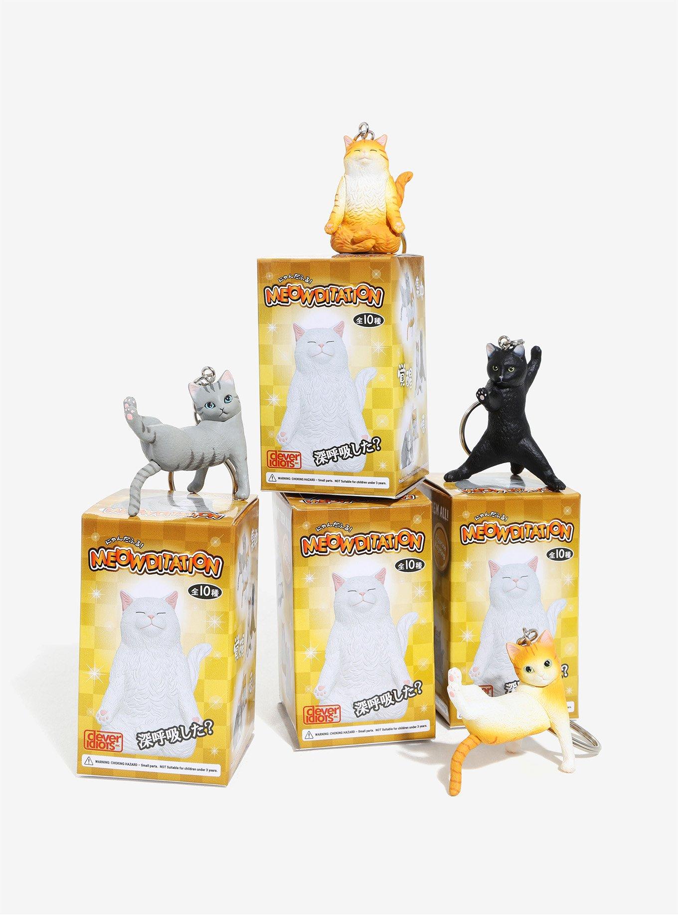 Meowditation Blind Box Key Ring Figures, , hi-res