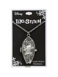 Disney Lilo & Stitch Surfboard Pocket Watch Necklace, , hi-res