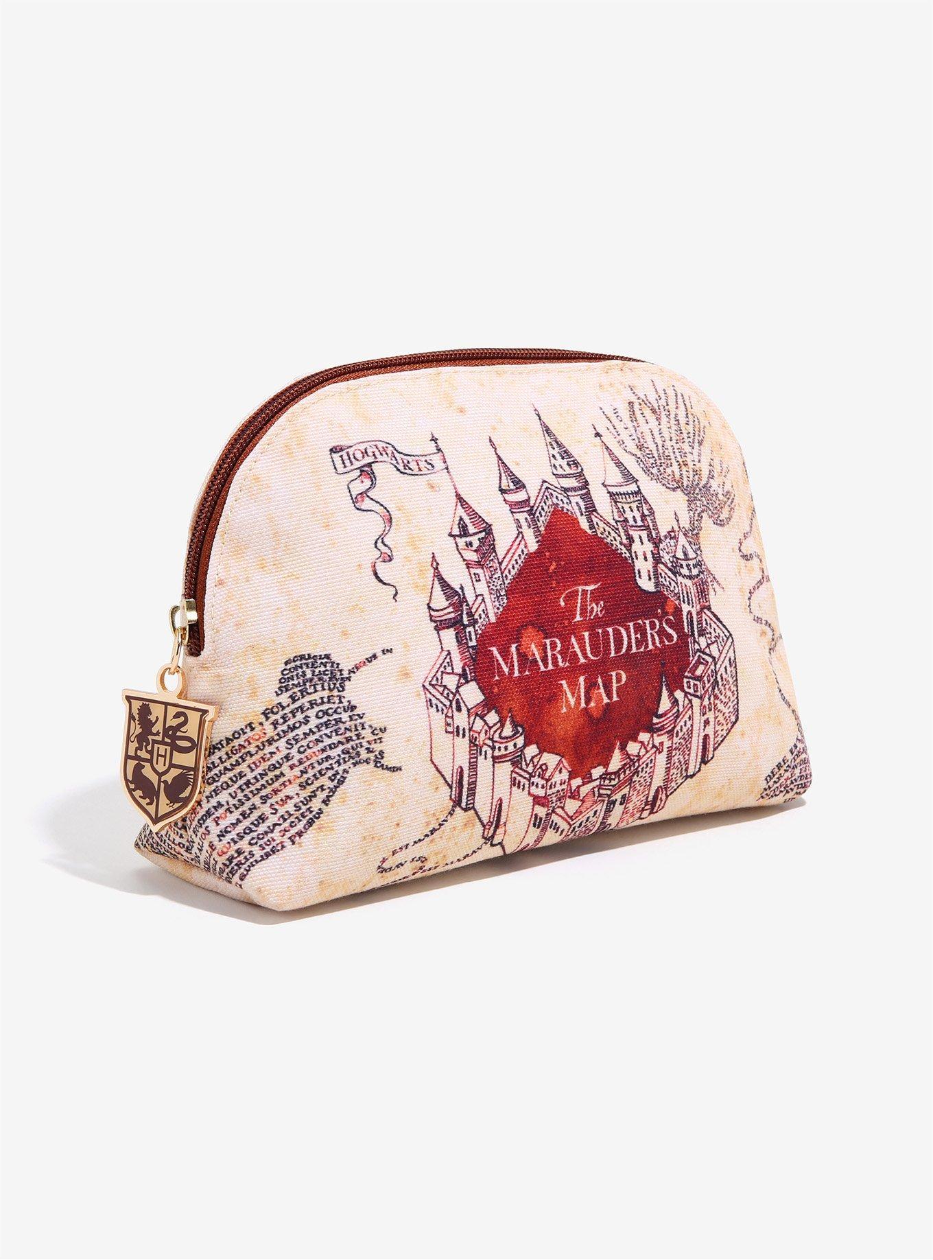 Harry Potter Marauder's Map Makeup Bag - BoxLunch Exclusive, , hi-res