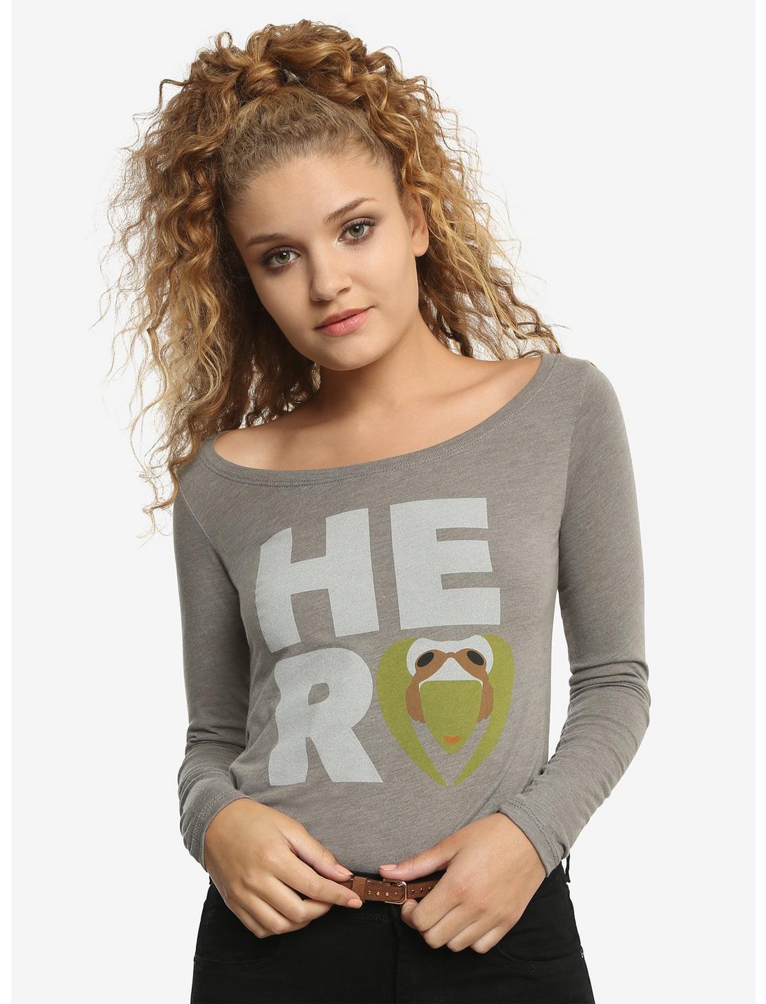 Star Wars Hera Long Sleeve T-Shirt, GREY, hi-res