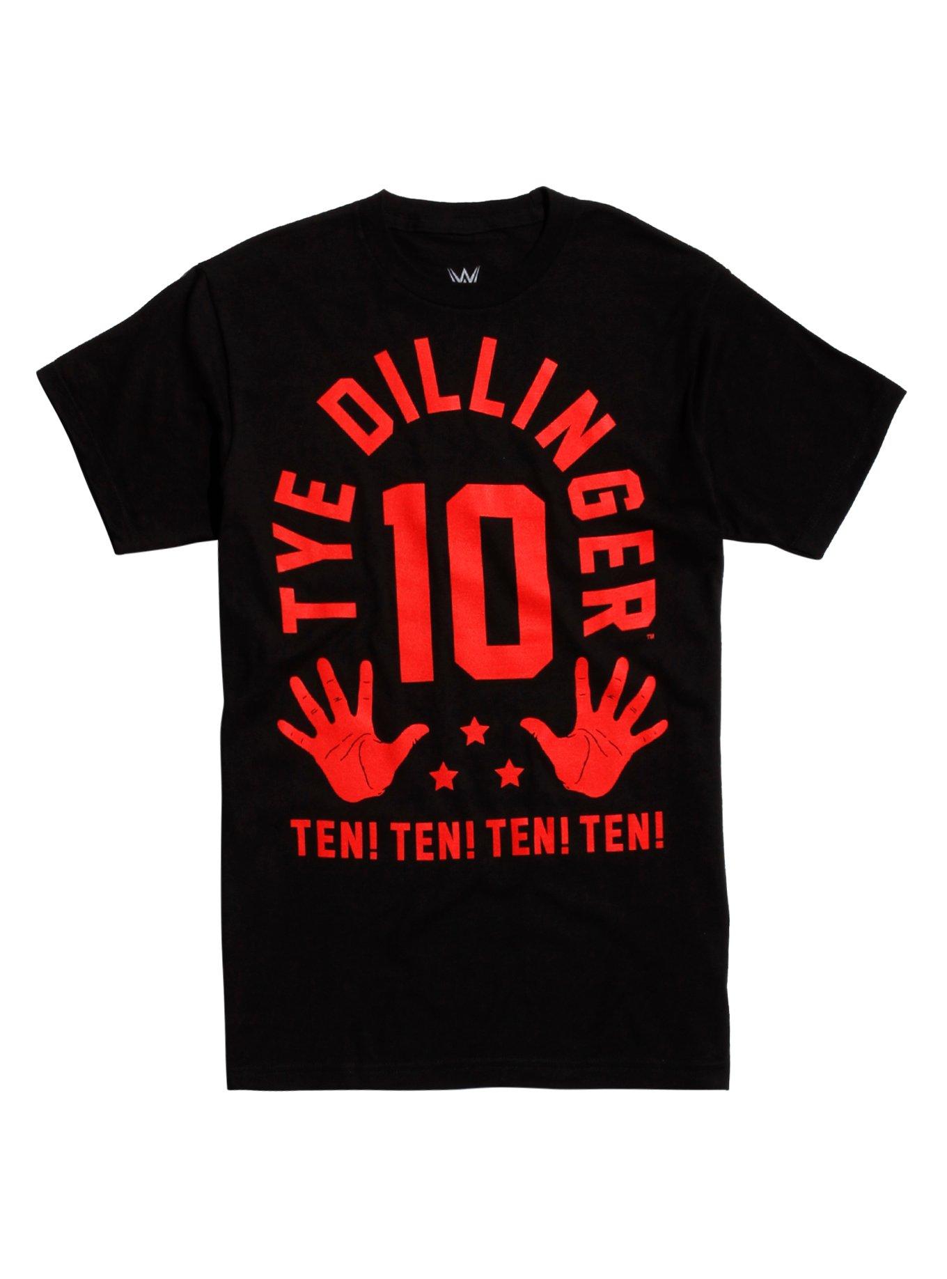 WWE Tye Dillinger Ten! T-Shirt, BLACK, hi-res