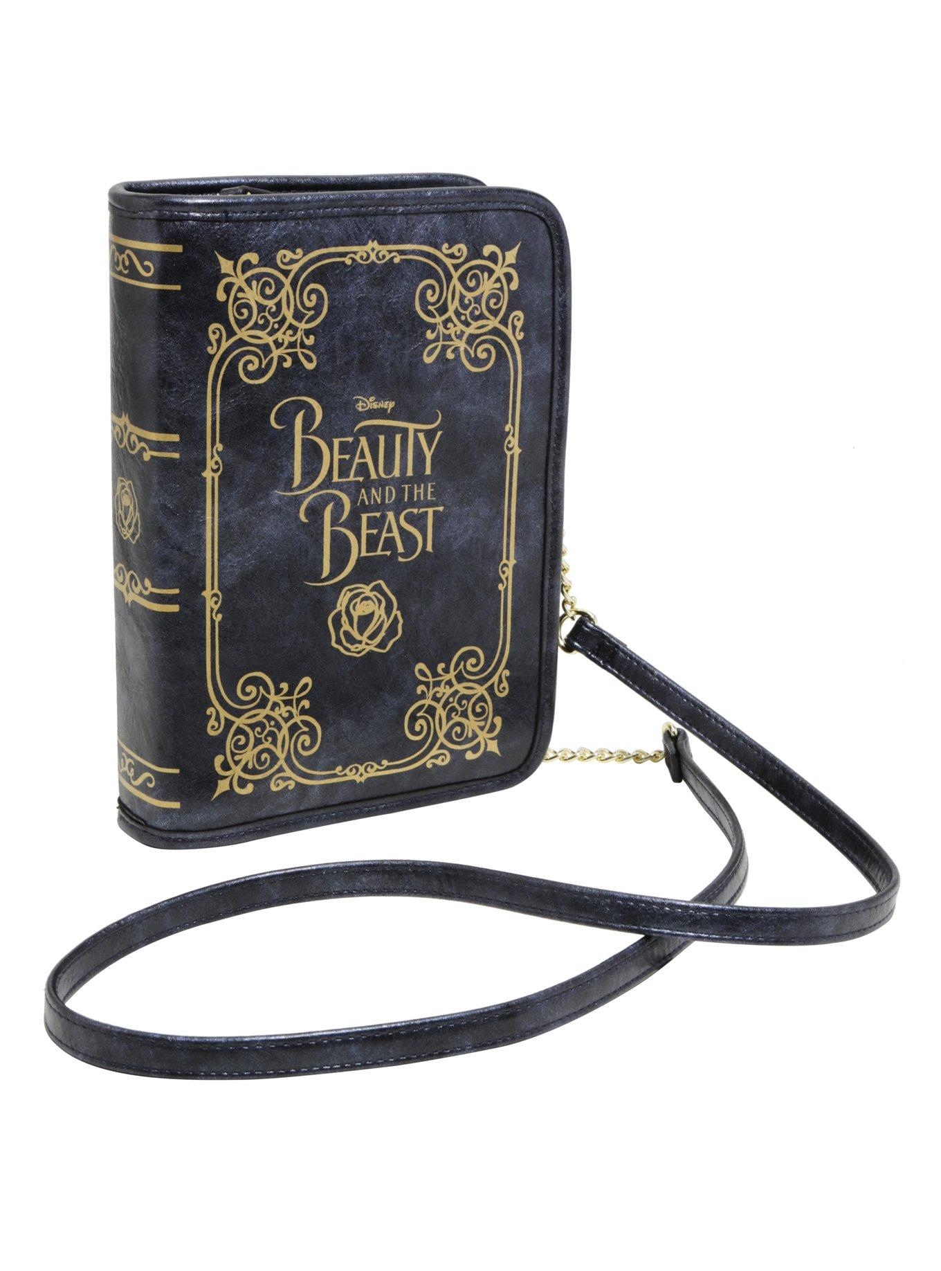 Beauty & The Beast Cross-body Book Bag in Yellow
