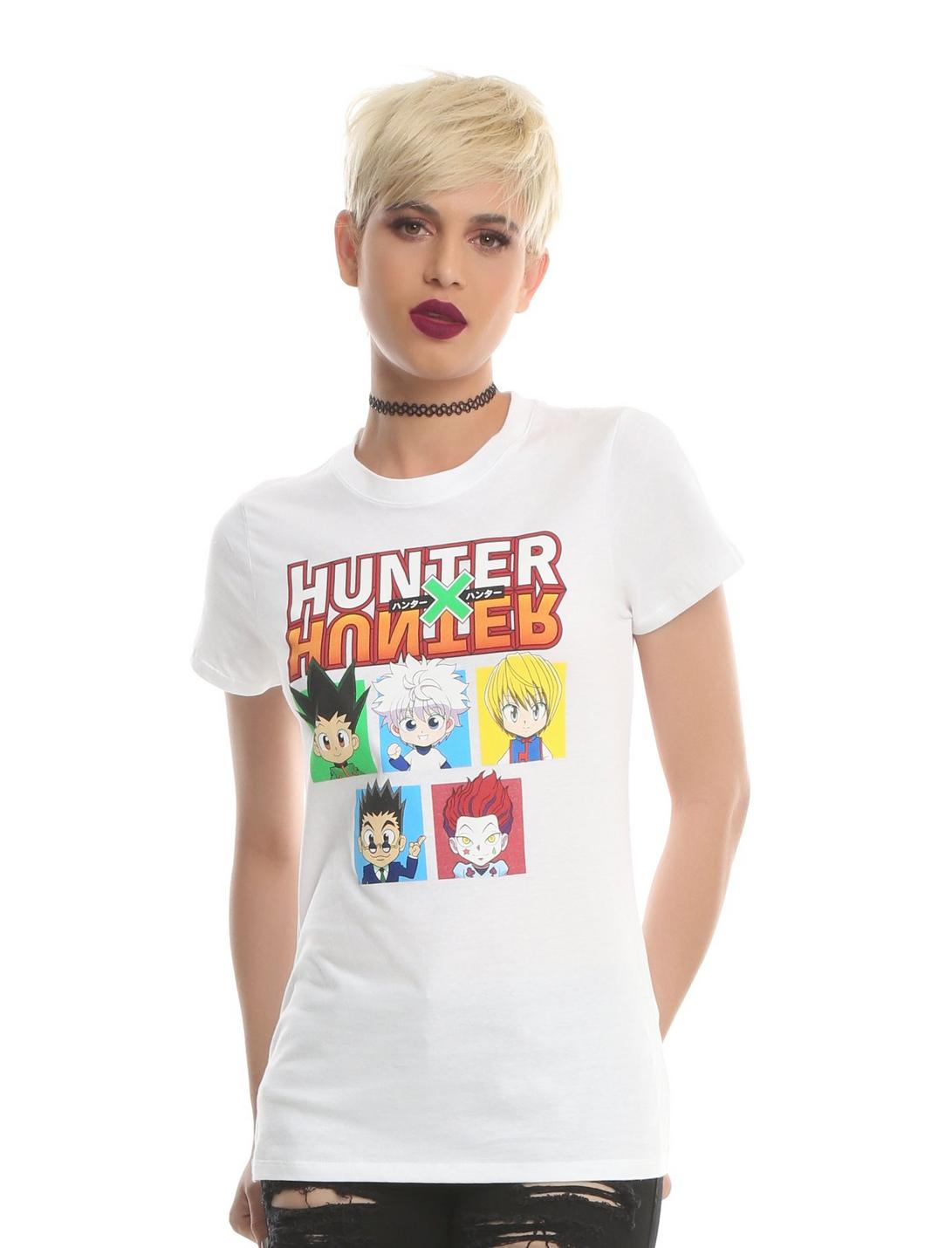 Hunter X Hunter Boxes Girls T-Shirt, WHITE, hi-res