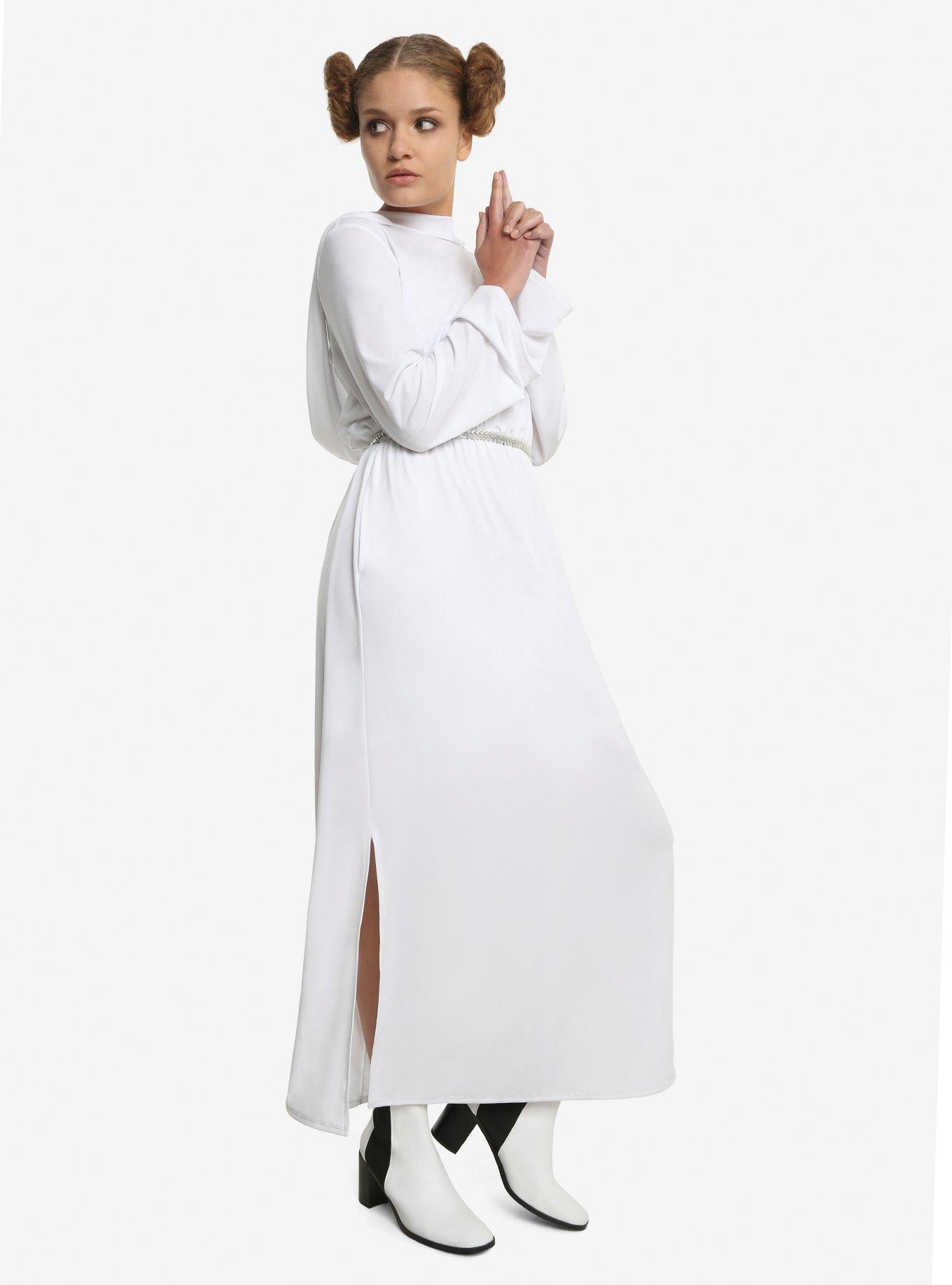 Star Wars Princess Leia Cosplay Dress, WHITE, hi-res