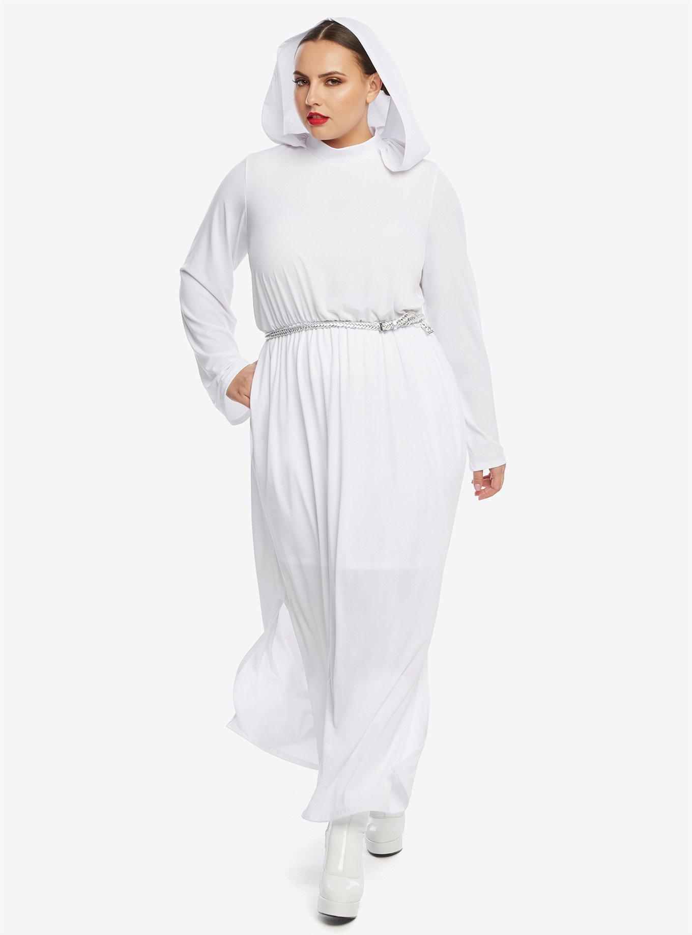 strapless open back dress Princess Leia Slave Outfit Cosplay Costume Without Boots