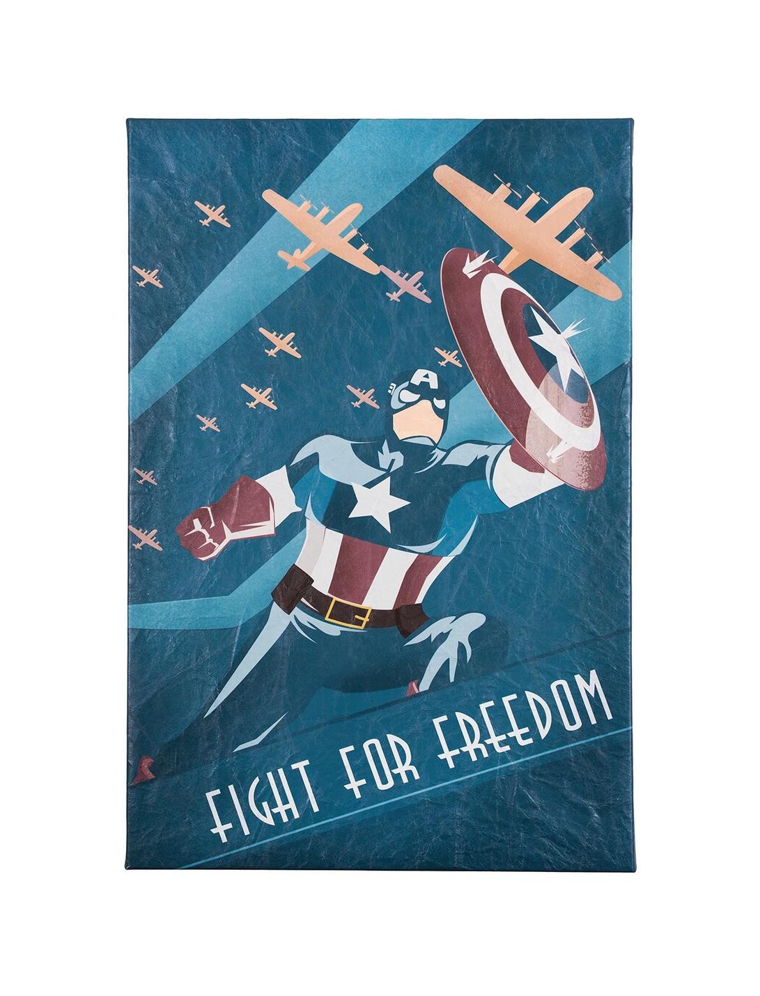 Marvel Captain America Fight For Freedom Canvas Wall Art, , hi-res