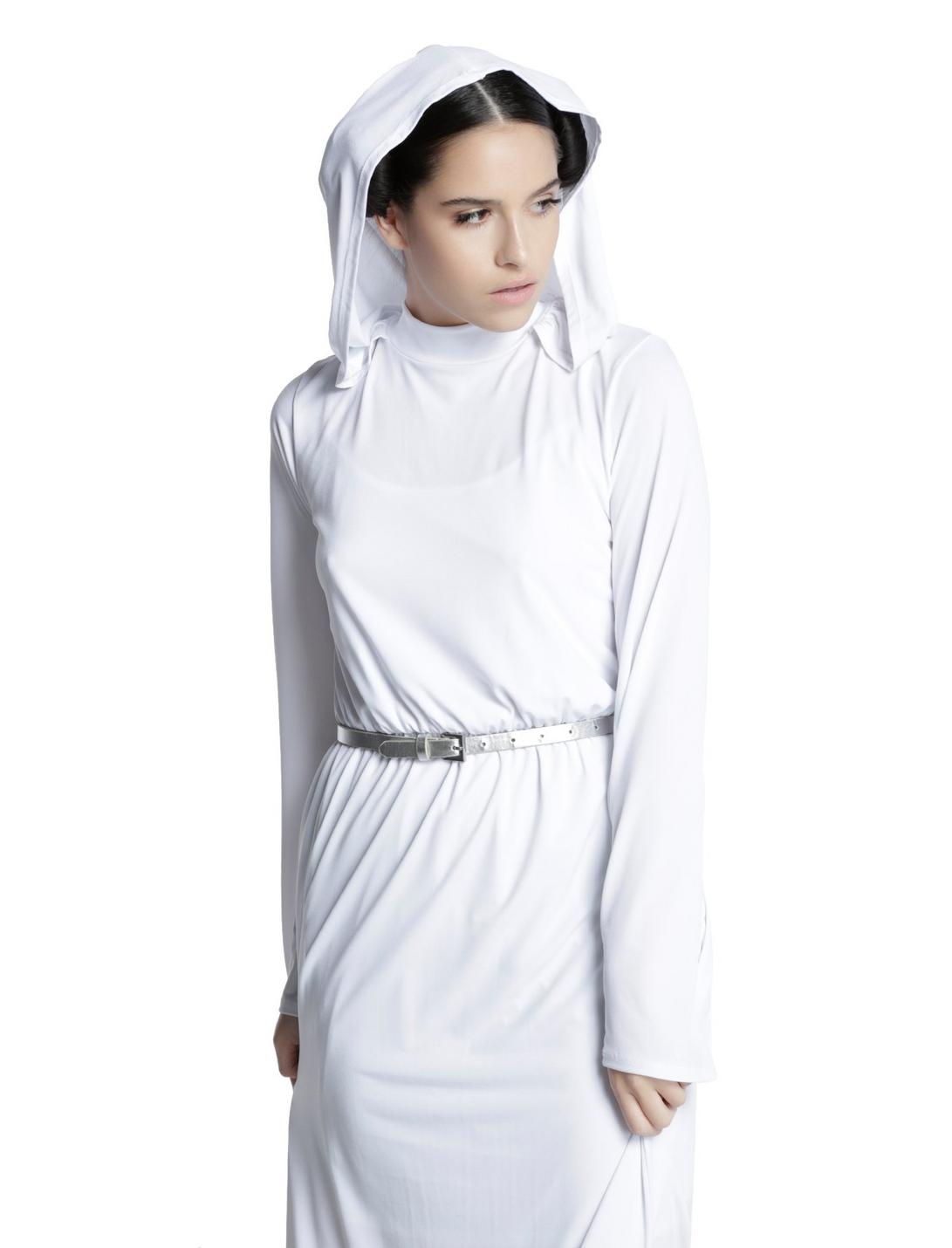 Her Universe Star Wars Princess Leia White Cosplay Gown, WHITE, hi-res