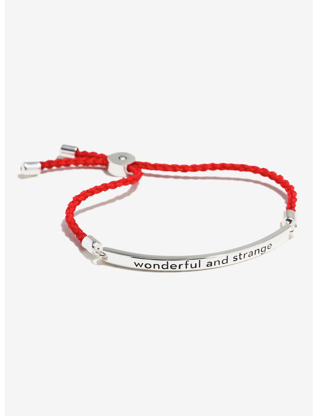 Twin Peaks Wonderful And Strange Red Cord Bracelet - BoxLunch Exclusive, , hi-res