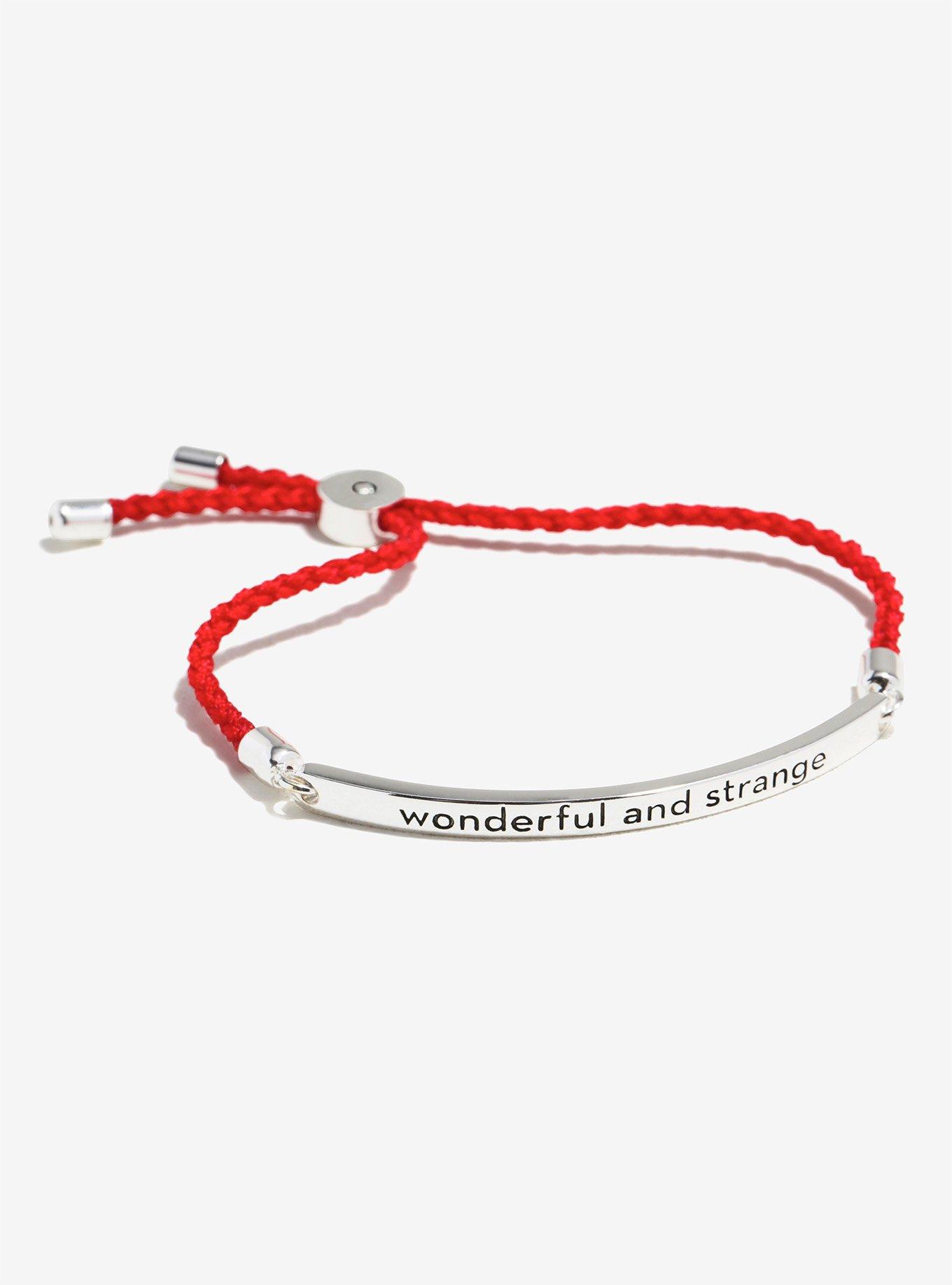 Twin Peaks Wonderful And Strange Red Cord Bracelet - BoxLunch Exclusive, , hi-res