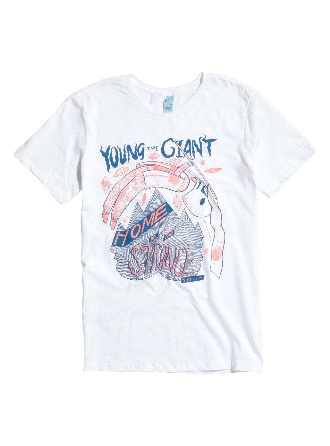 Young The Giant Home Of The Strange Tour T-Shirt, WHITE, hi-res