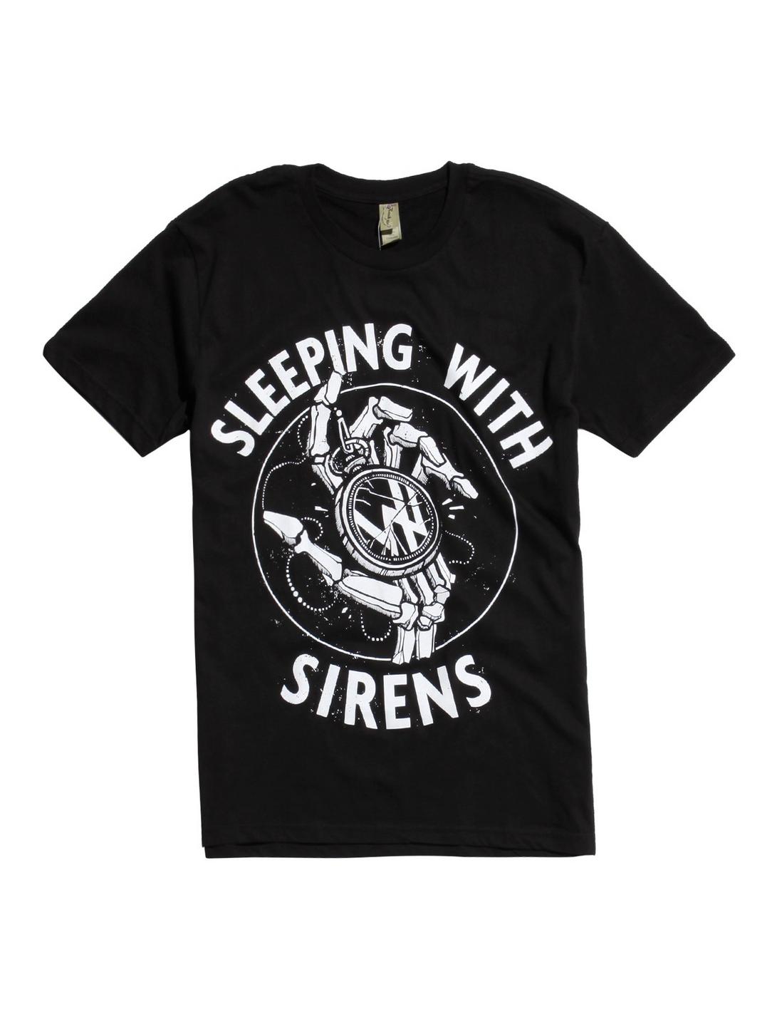 Sleeping With Sirens Pocket Watch T-Shirt, BLACK, hi-res