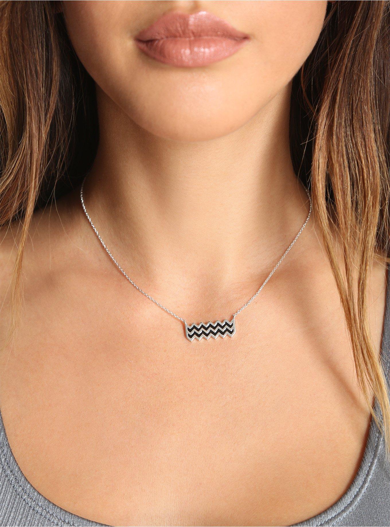 Twin Peaks ZigZag Silver Necklace - BoxLunch Exclusive | BoxLunch