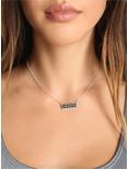 Twin Peaks ZigZag Silver Necklace - BoxLunch Exclusive, , hi-res