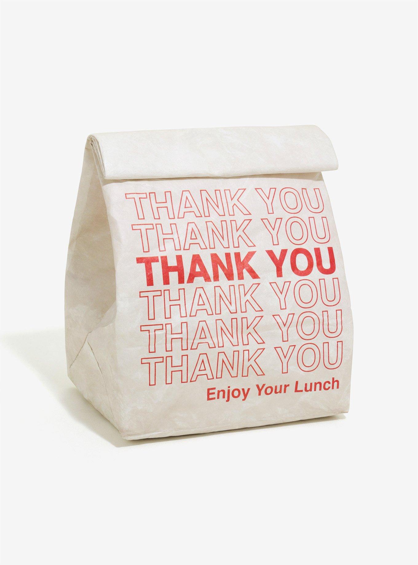 Thank You Insulated Lunch Bag, , hi-res