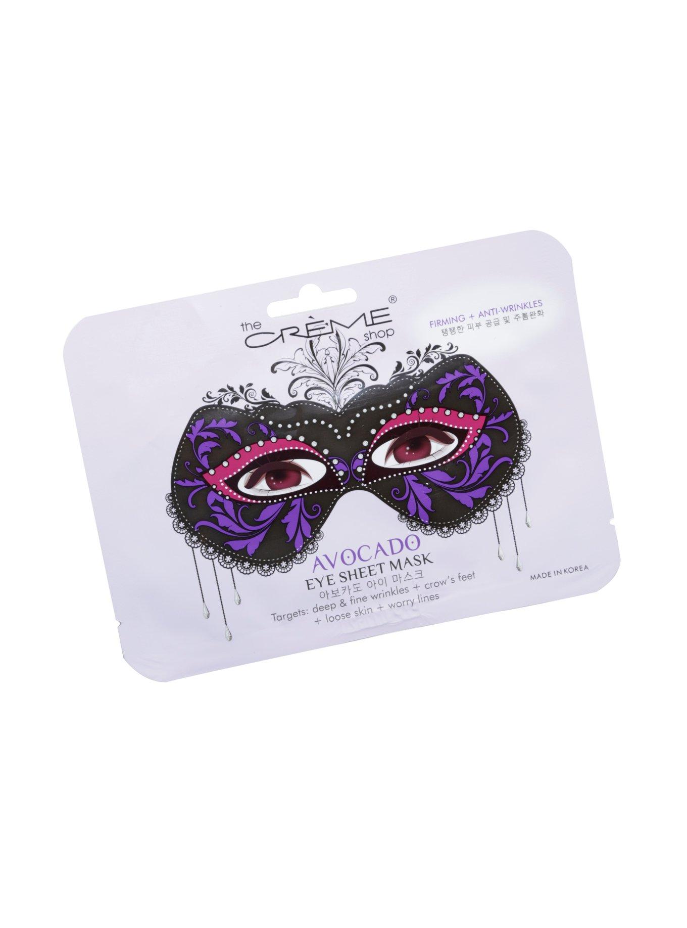 The Cr&egrave;me Shop Avocado Masquerade Eye Sheet Mask, , hi-res