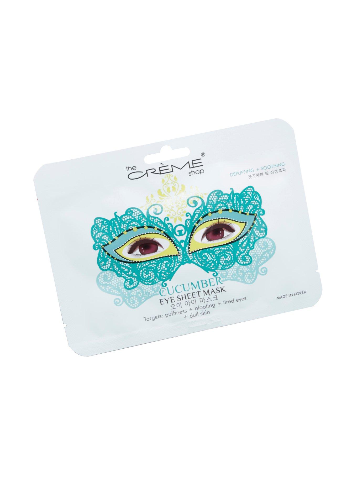 The Cr&egrave;me Shop Cucumber Masquerade Eye Sheet Mask, , hi-res