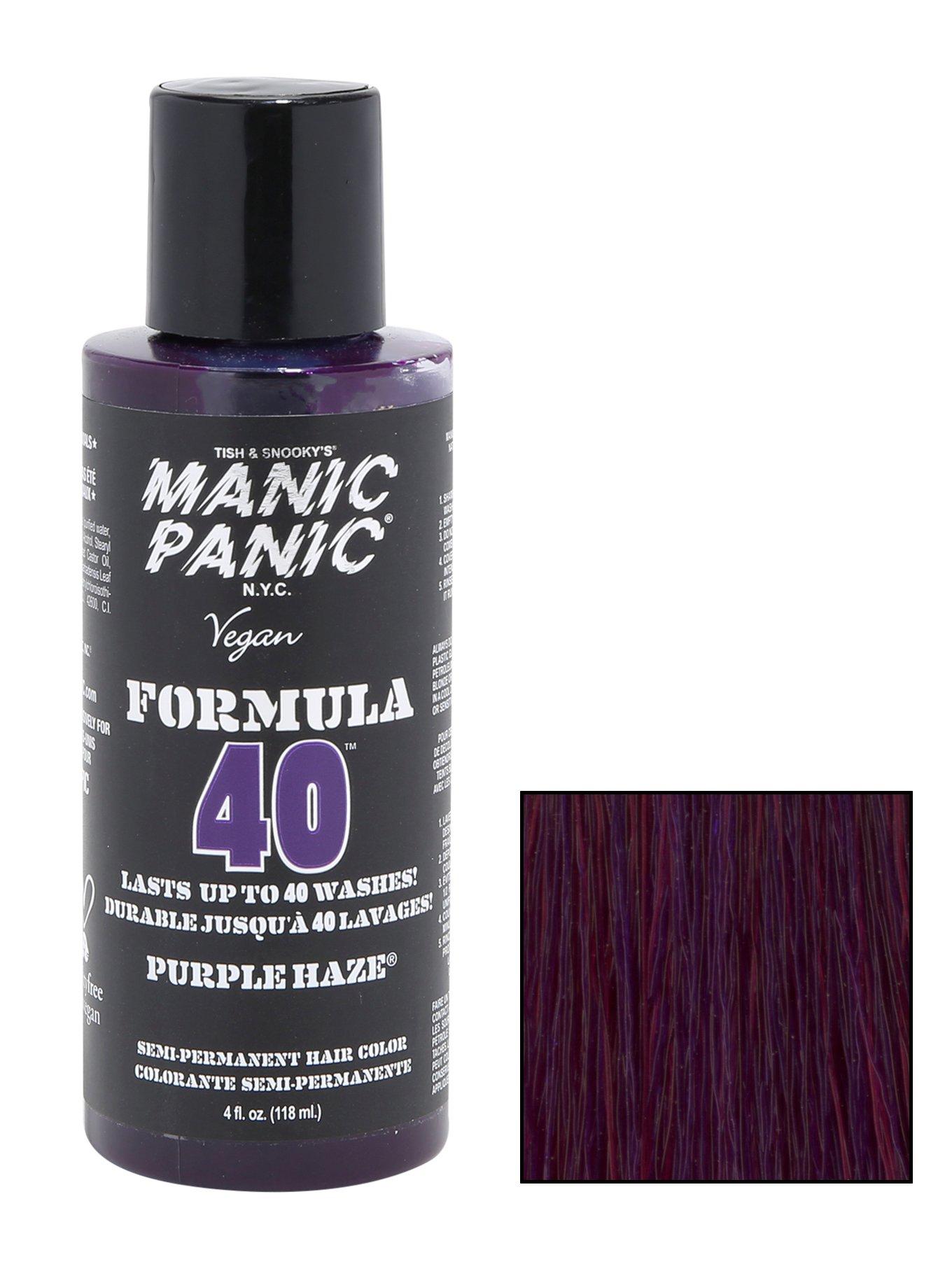 Manic Panic Formula 40 Purple Haze Semi-Permanent Hair Dye, , hi-res