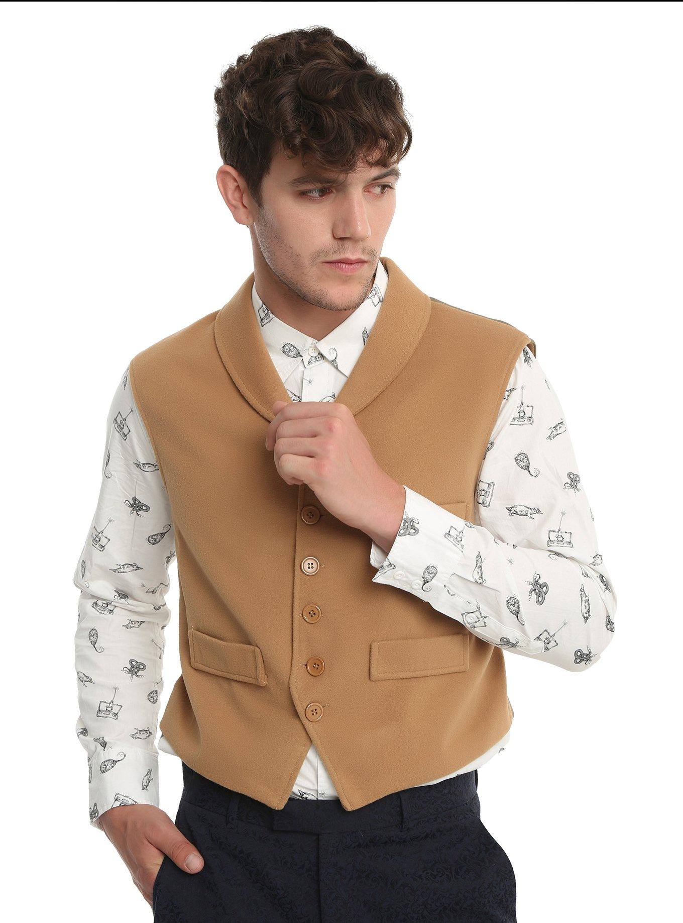 Fantastic Beasts And Where To Find Them Newt Cosplay Costume Vest, MULTI, hi-res