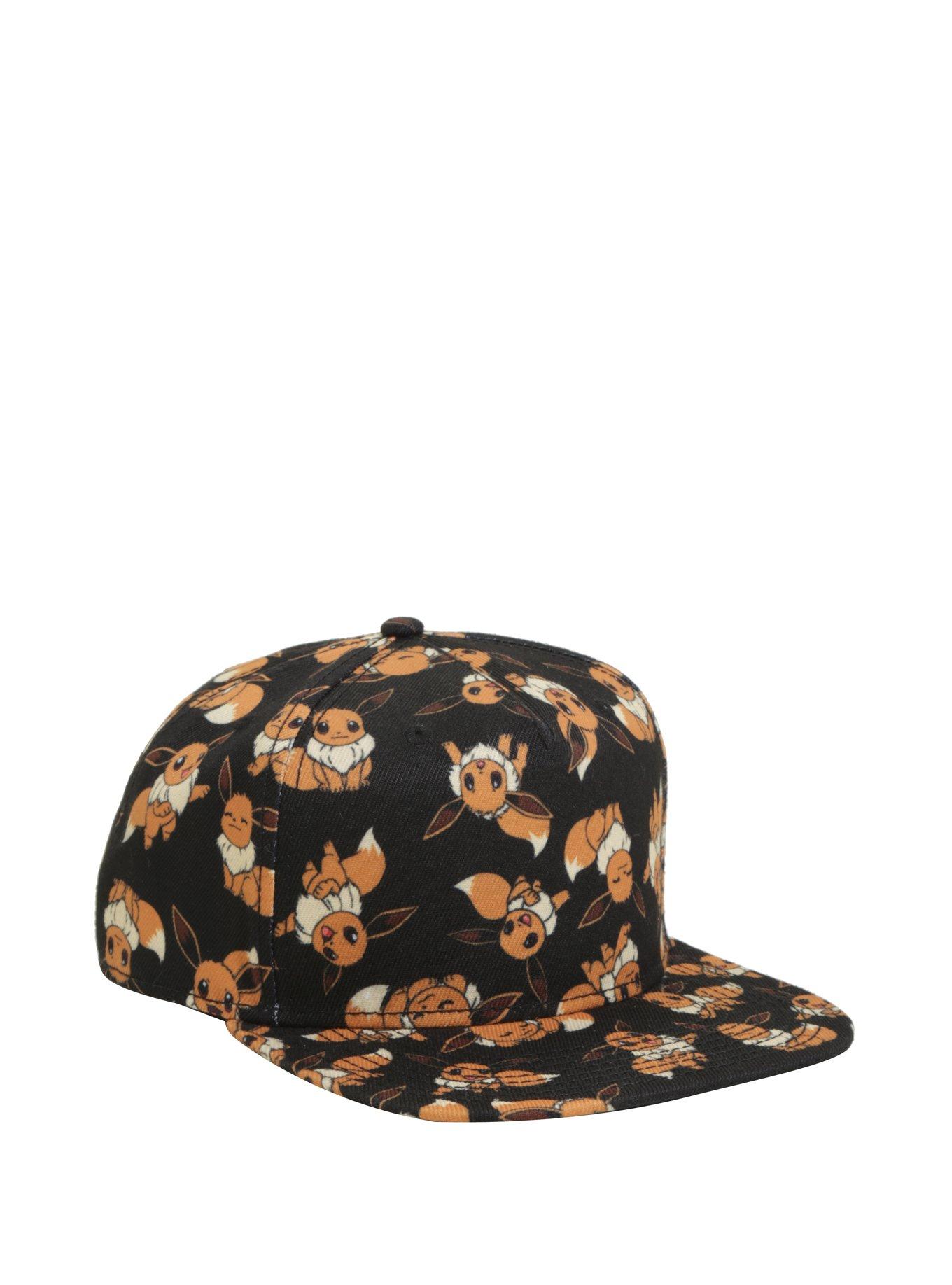 Pokemon Eevee Toss Print Snapback Hat, , hi-res