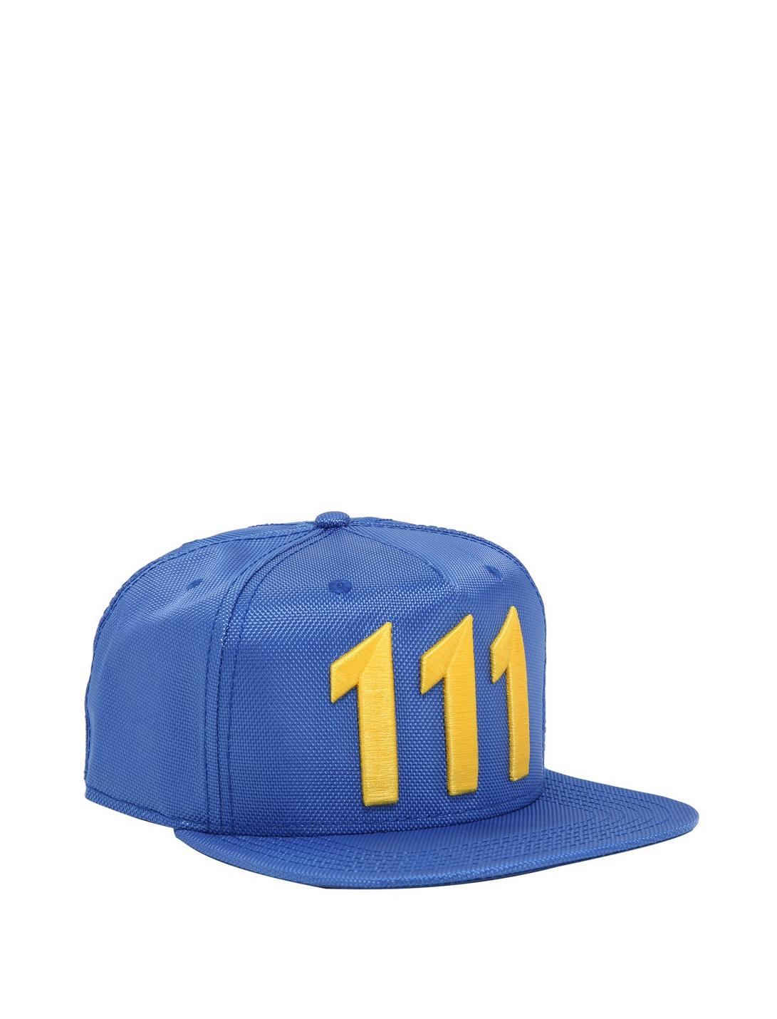 Fallout Vault 111 Nylon Snapback Hat, , hi-res