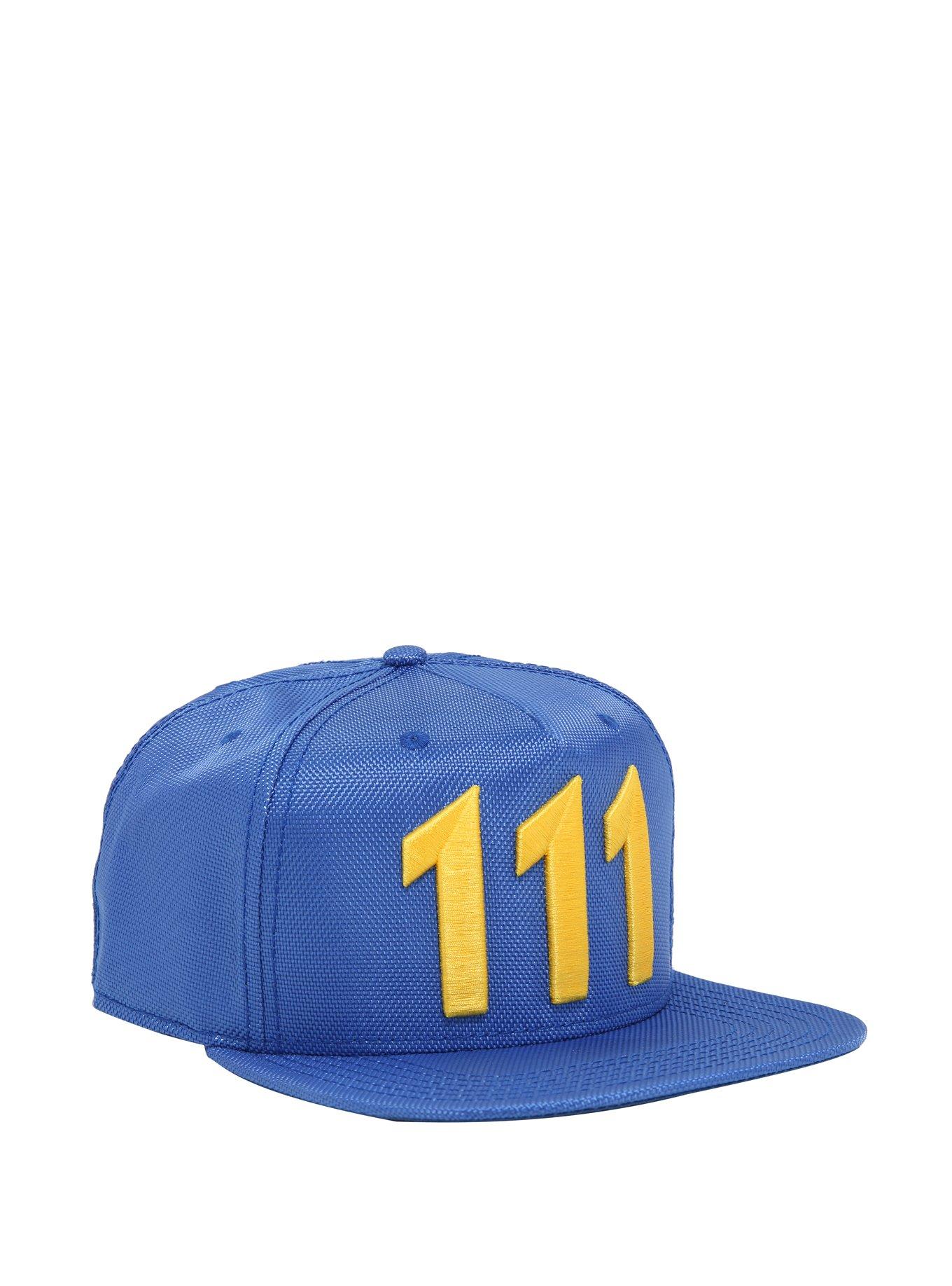 Fallout Vault 111 Nylon Snapback Hat, , hi-res