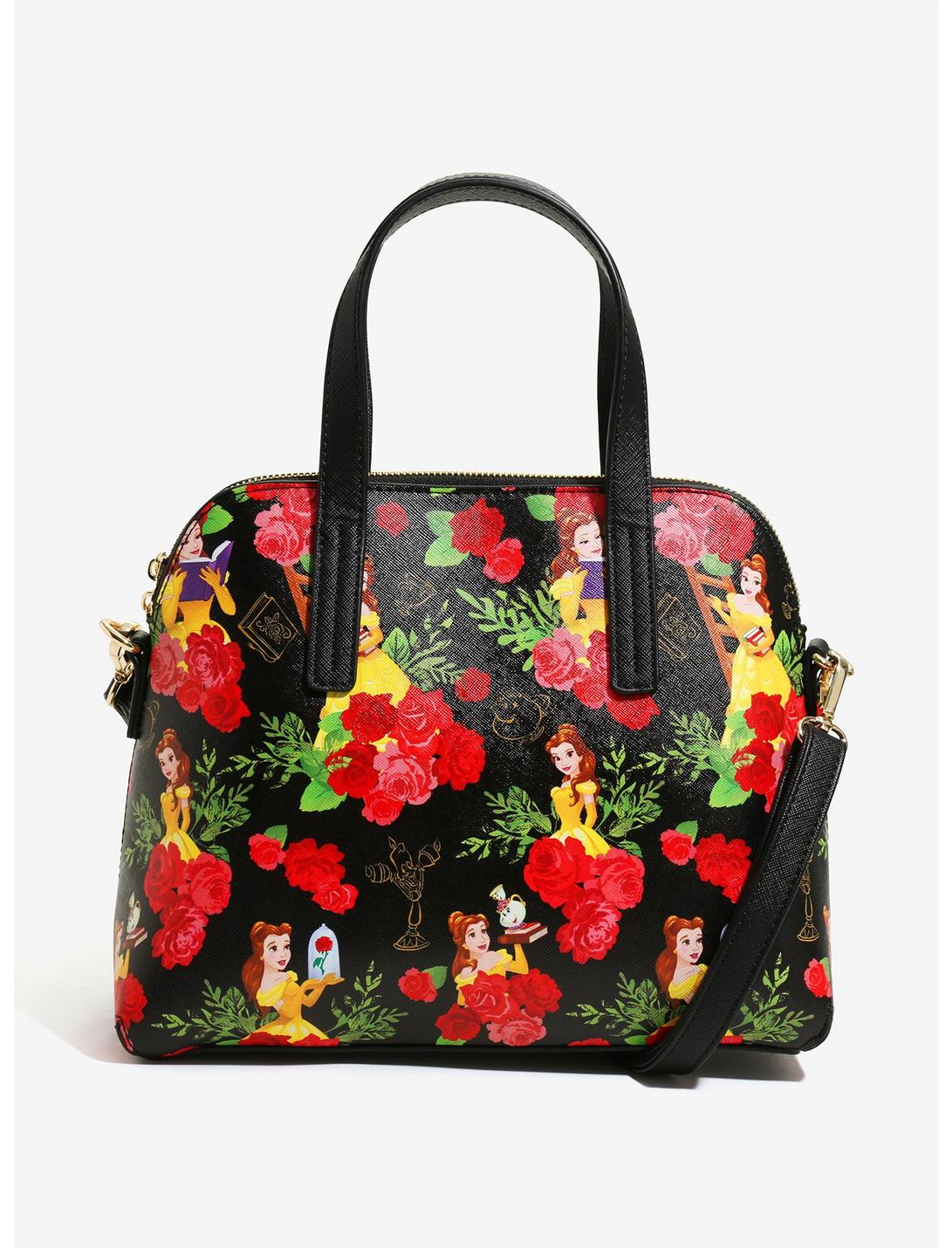 Loungefly Disney Beauty And The Beast Floral Dome Bag, , hi-res