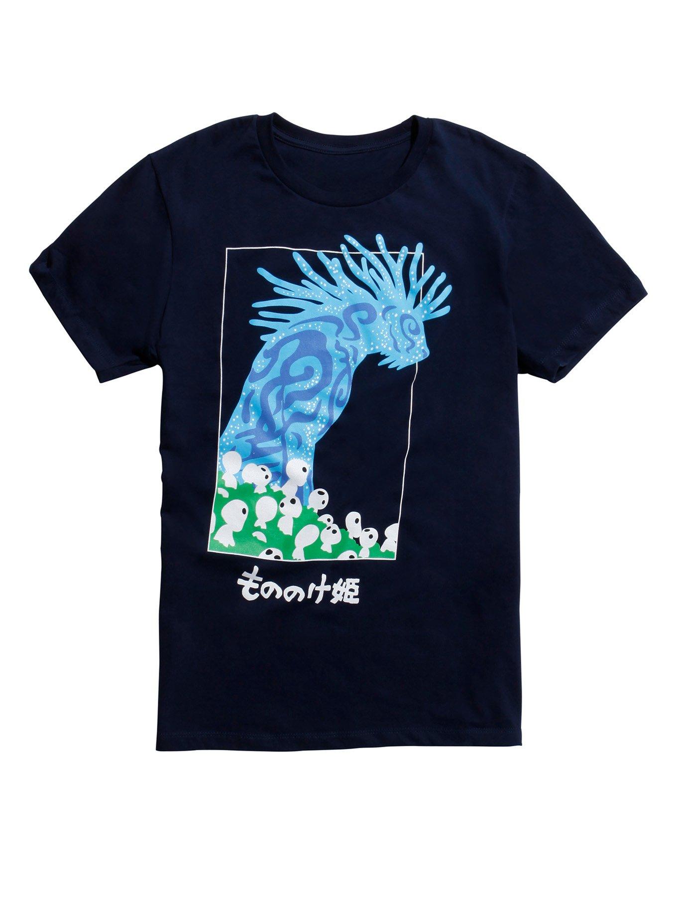 Studio Ghibli Princess Mononoke Nightwalker T-Shirt, BLUE, hi-res