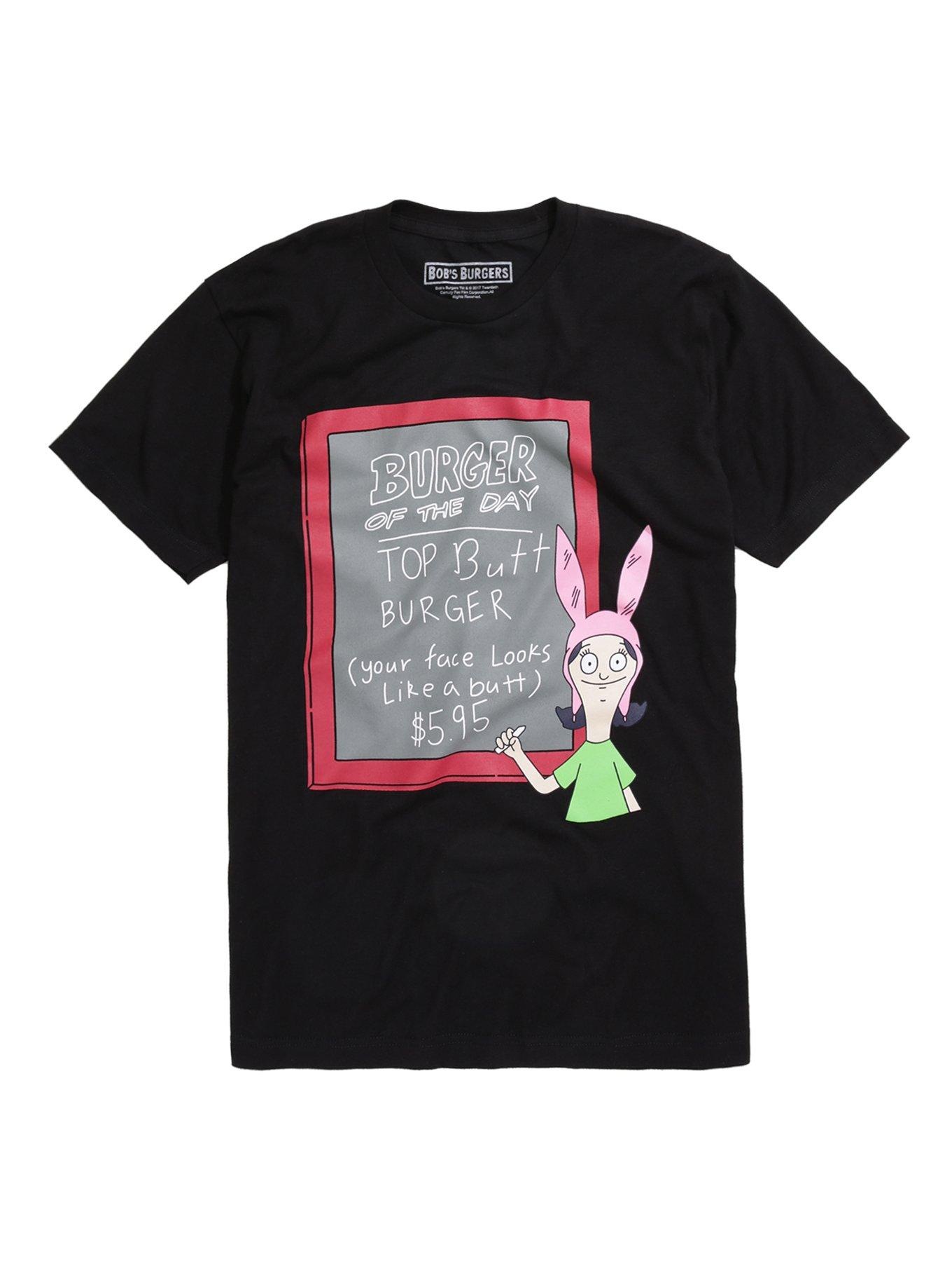 Bob's Burgers Burger Of The Day T-Shirt, BLACK, hi-res