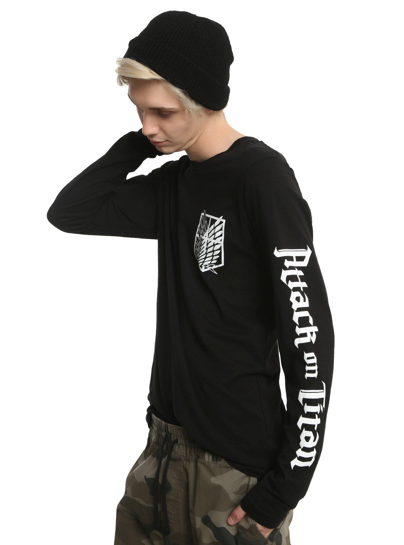 Attack on titan 2025 long sleeve shirt