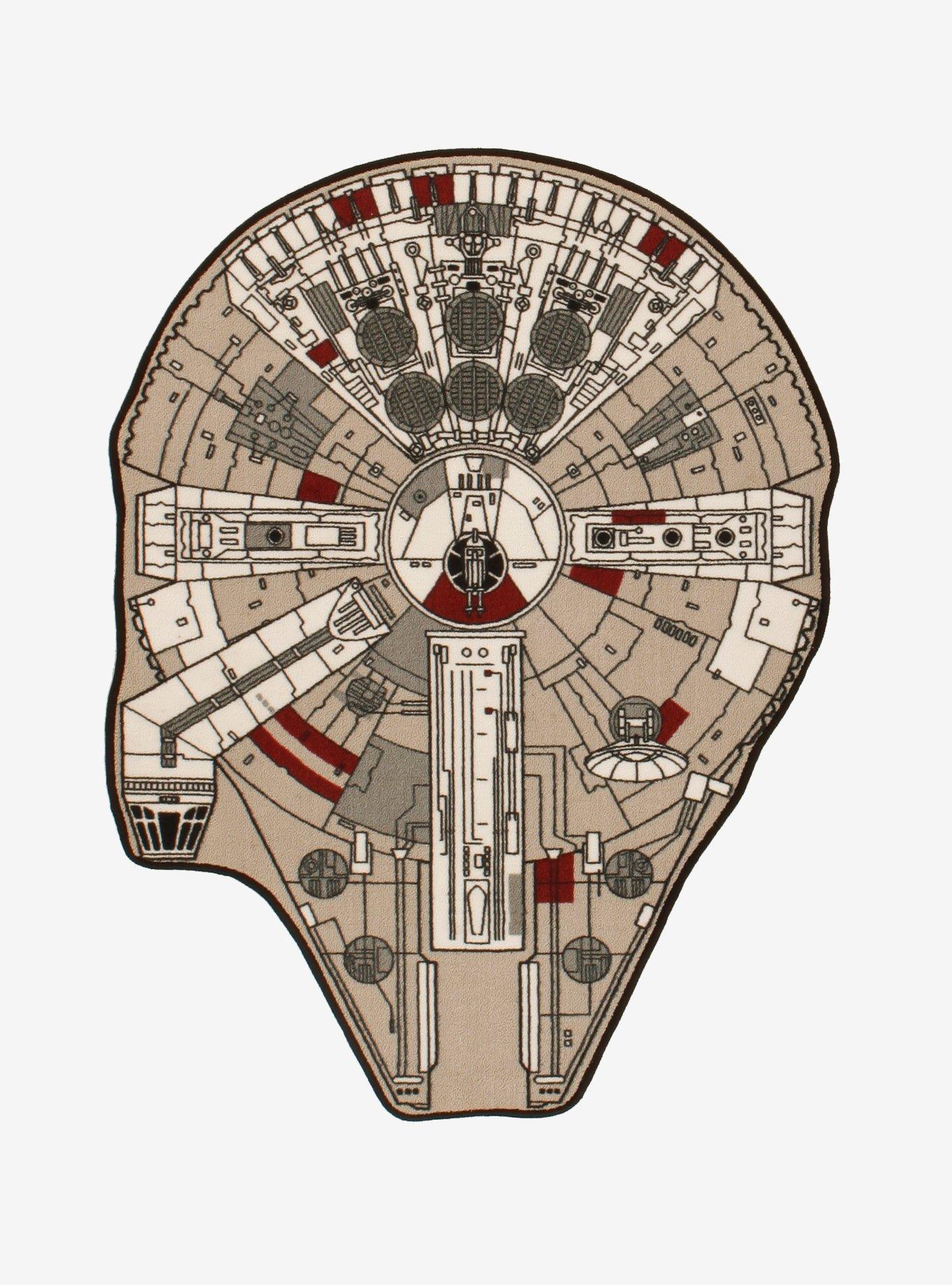 Millennium 2024 falcon rug