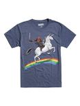 Marvel Unicorn Rainbow Deadpool T-Shirt, BLUE, hi-res