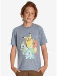 Pokémon Starters Group Youth Tee, GREY, hi-res