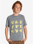 Pokémon Pikachu Poses Youth Tee, BLACK, hi-res
