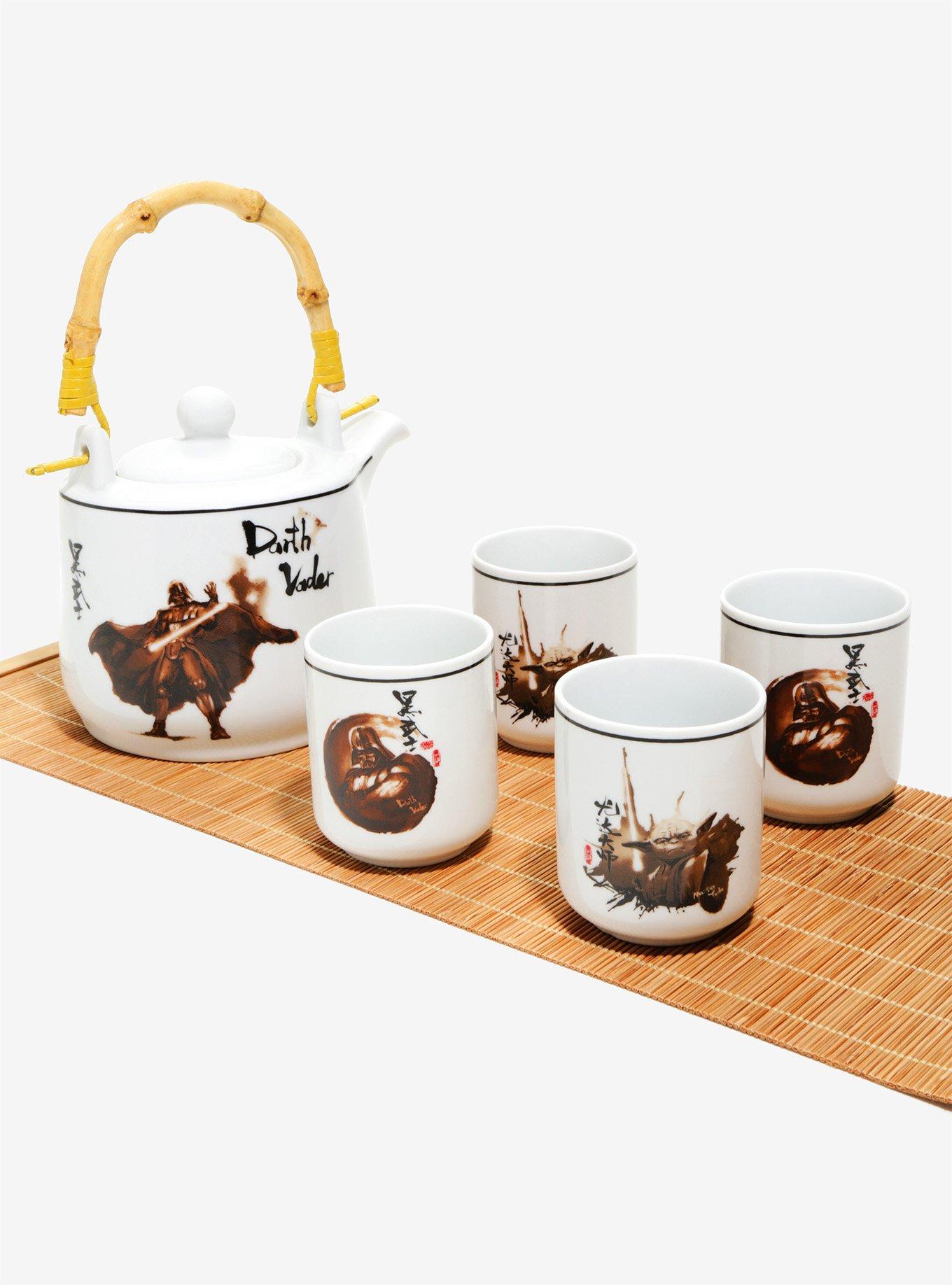 Star Wars Darth Vader & Yoda Traditional Bamboo Tea Set, , hi-res