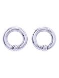 Silver Surgical Steel Captive Hoop 2 Pack, SILVER, hi-res