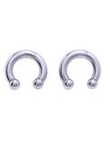 Silver Surgical Steel Circular Barbell 2 Pack, SILVER, hi-res