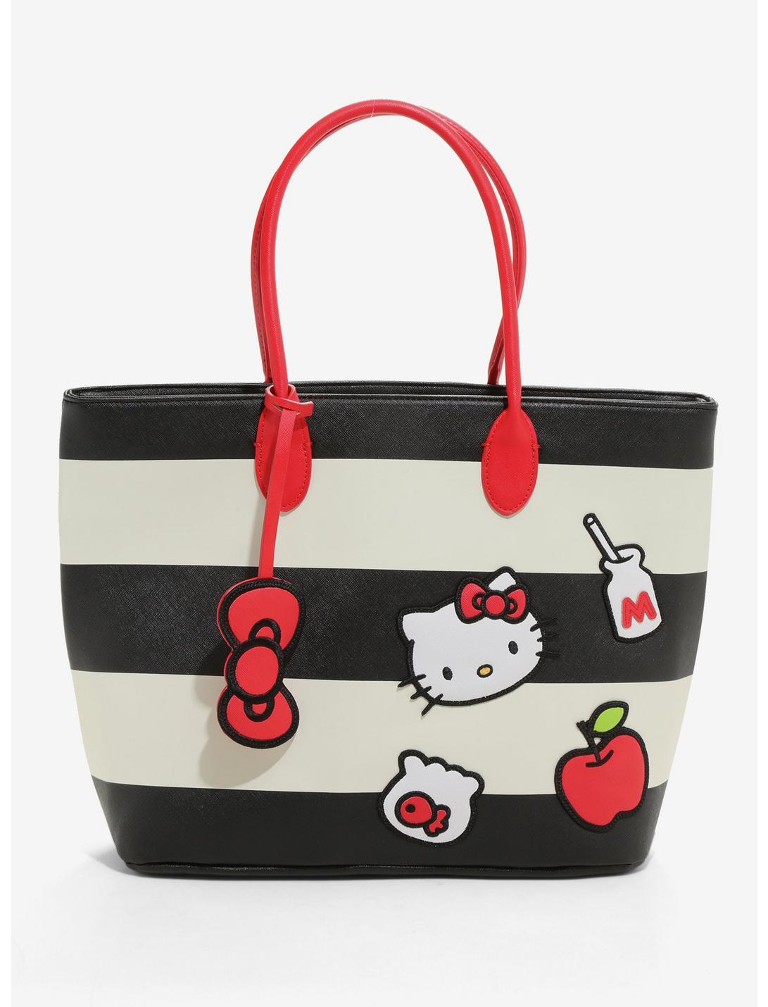 Loungefly Hello Kitty Striped Tote, , hi-res