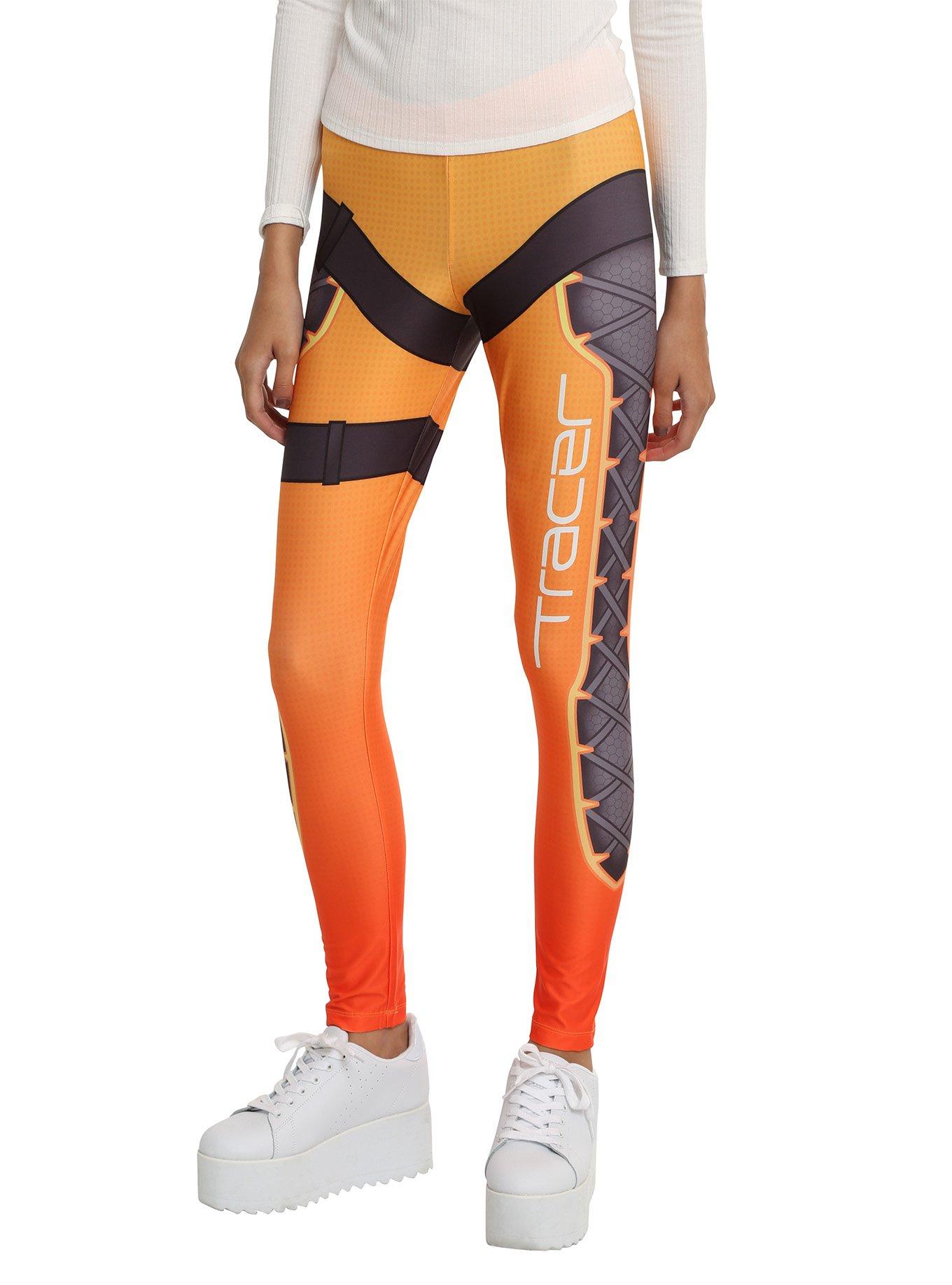 Overwatch Tracer Cosplay Leggings, MULTI, hi-res