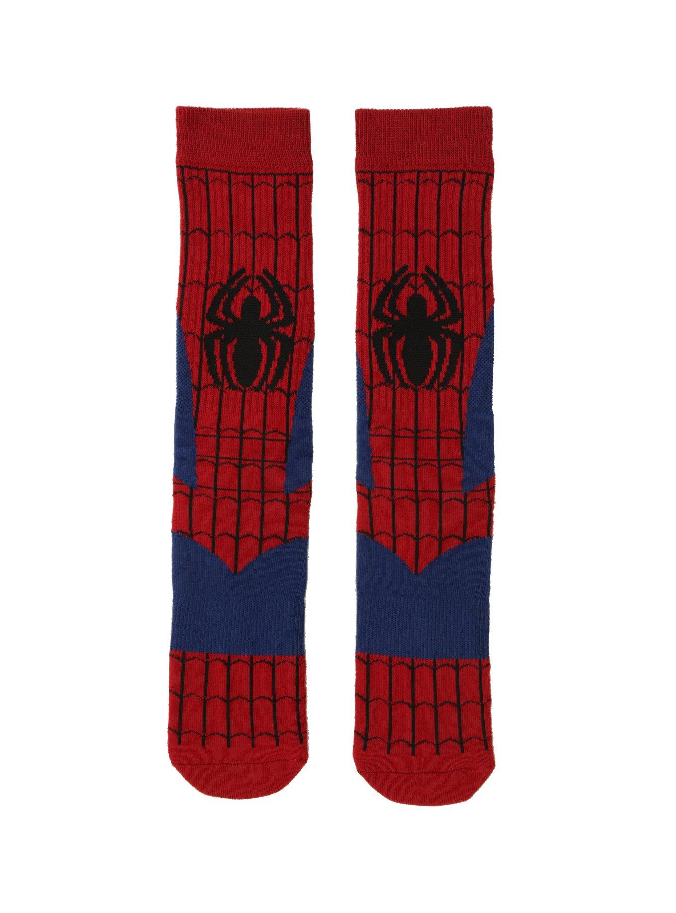 Marvel Socks - Marvel Puppet Spider-Man Crew Socks - Marvel Official