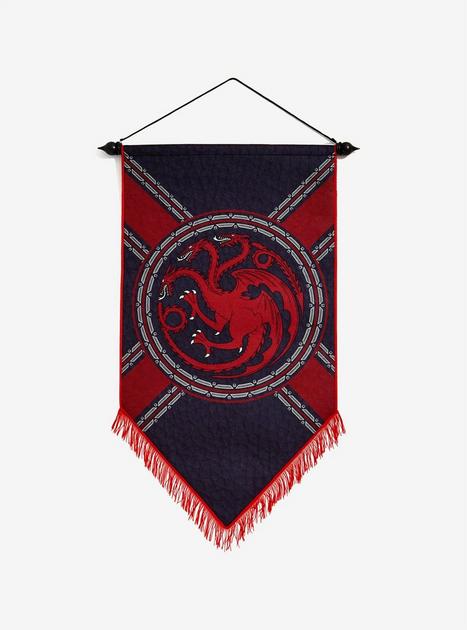 Game Of Thrones House Targaryen Felt Wall Scroll | BoxLunch