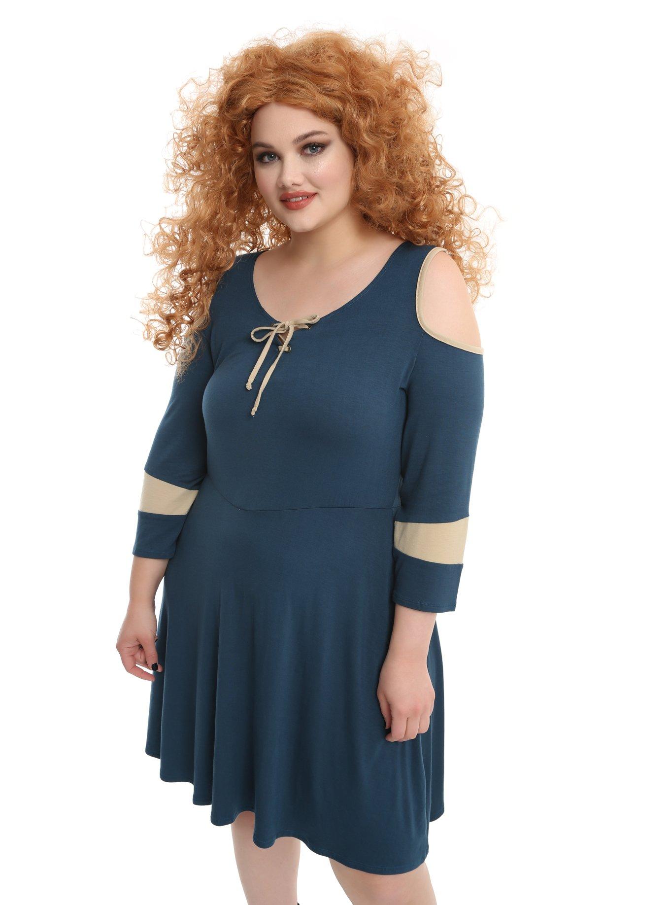 Disney Pixar Brave Merida Cosplay Dress Plus Size, MULTI COLOR, hi-res