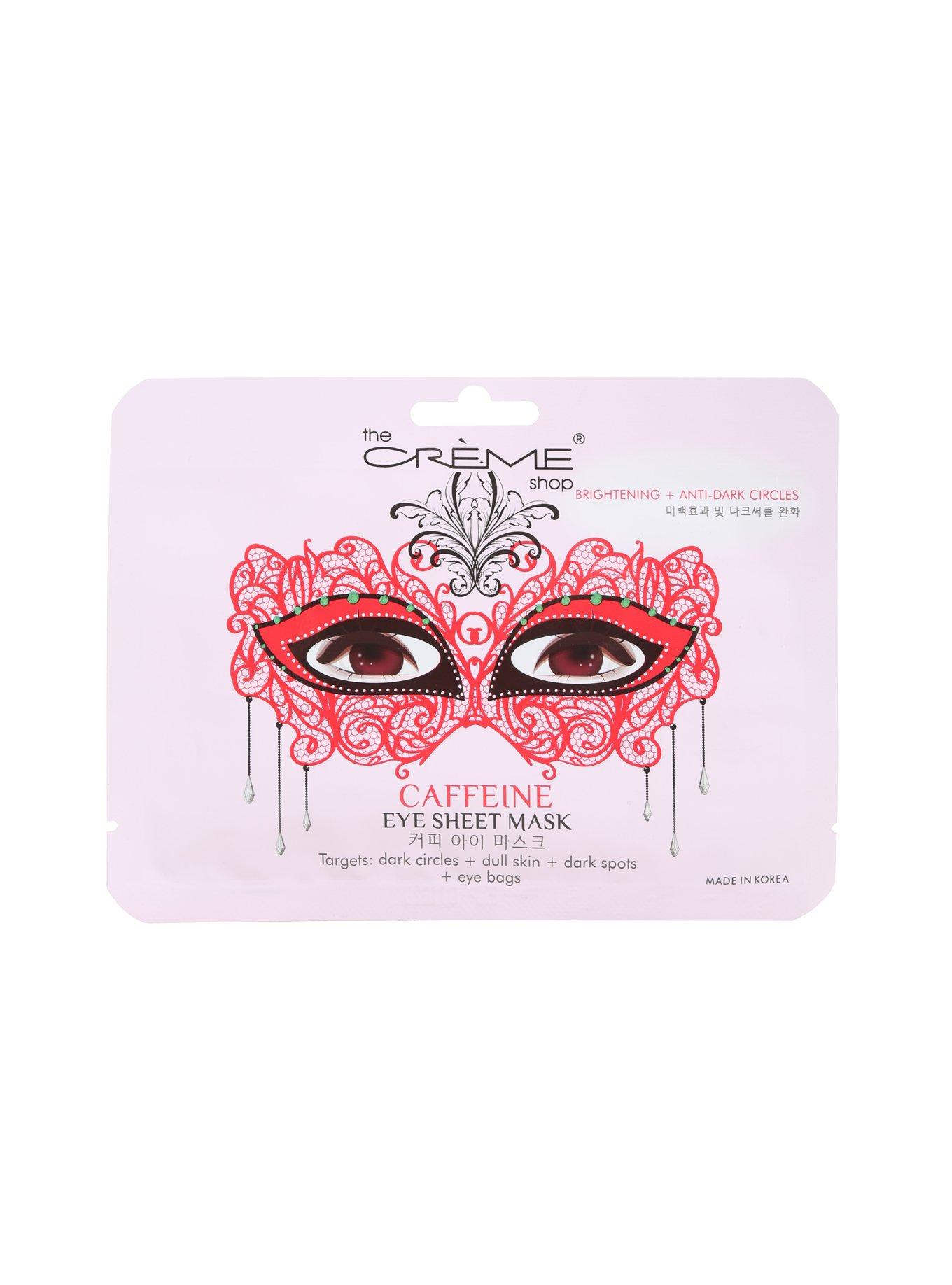 The Creme Shop Caffeine Eye Sheet Mask, , hi-res