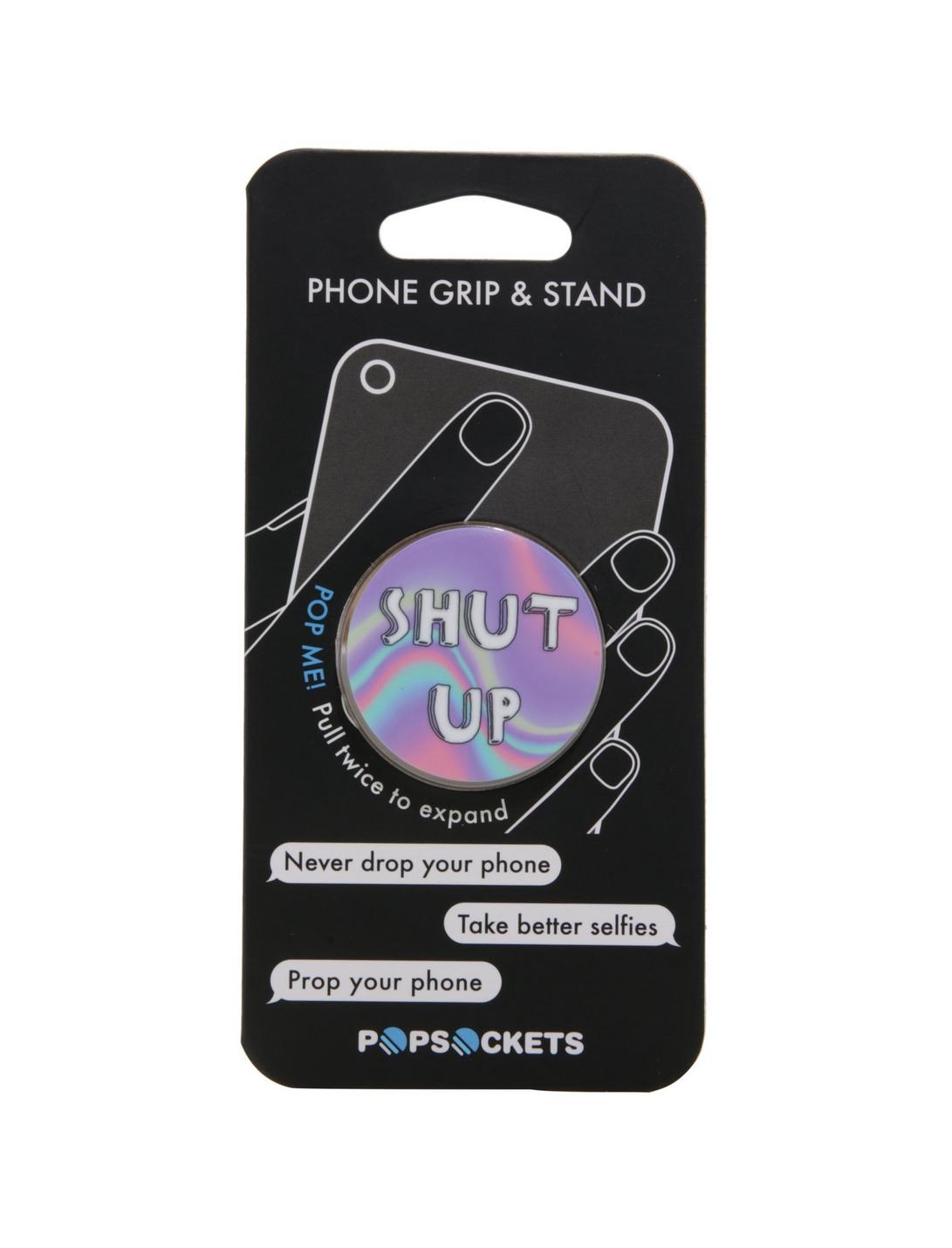 PopSockets Shut Up Phone Grip And Stand, , hi-res