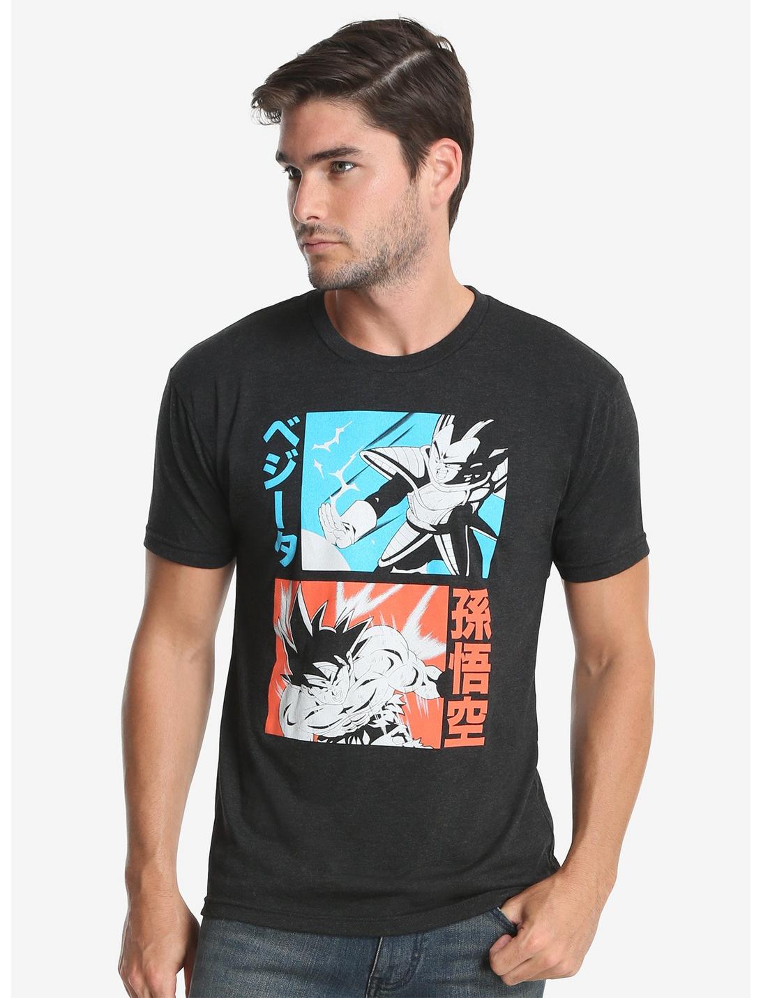 Dragon Ball Z Fight T-Shirt, CHARCOAL, hi-res