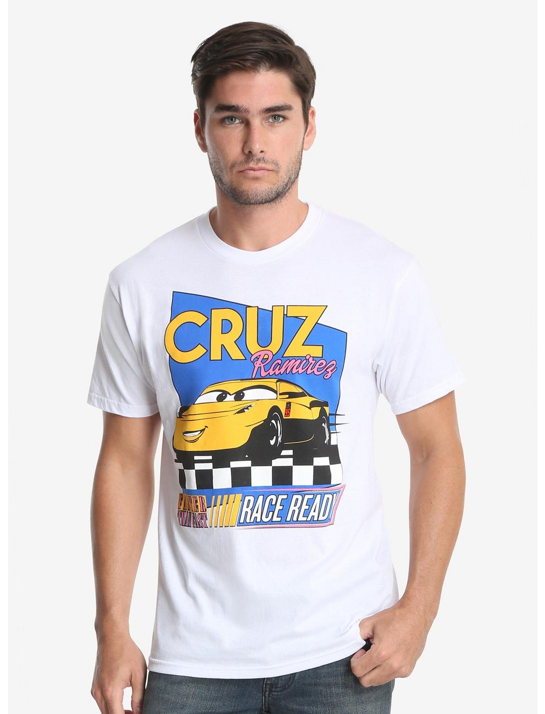 Disney Pixar Cars Cruz Ramirez Vintage T-Shirt, WHITE, hi-res