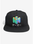 Nintendo N64 Kanji Logo Snapback Hat, , hi-res