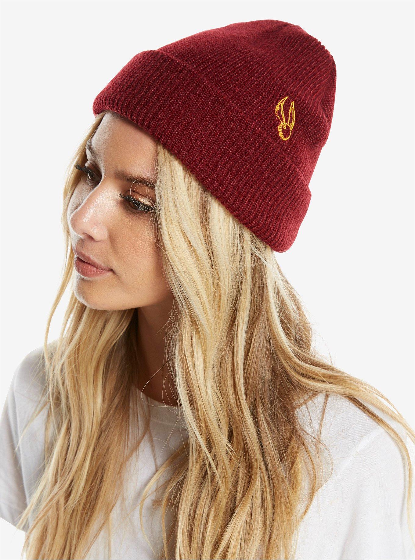 Harry Potter Golden Snitch Micro Logo Watchman Beanie, , hi-res