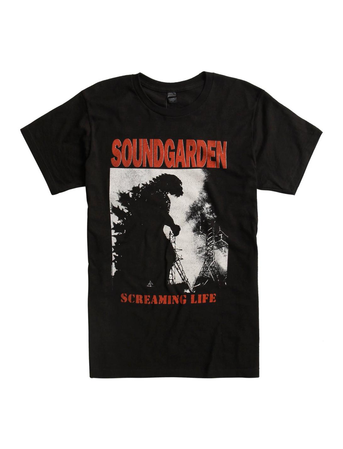 Soundgarden Screaming Life T-Shirt, BLACK, hi-res