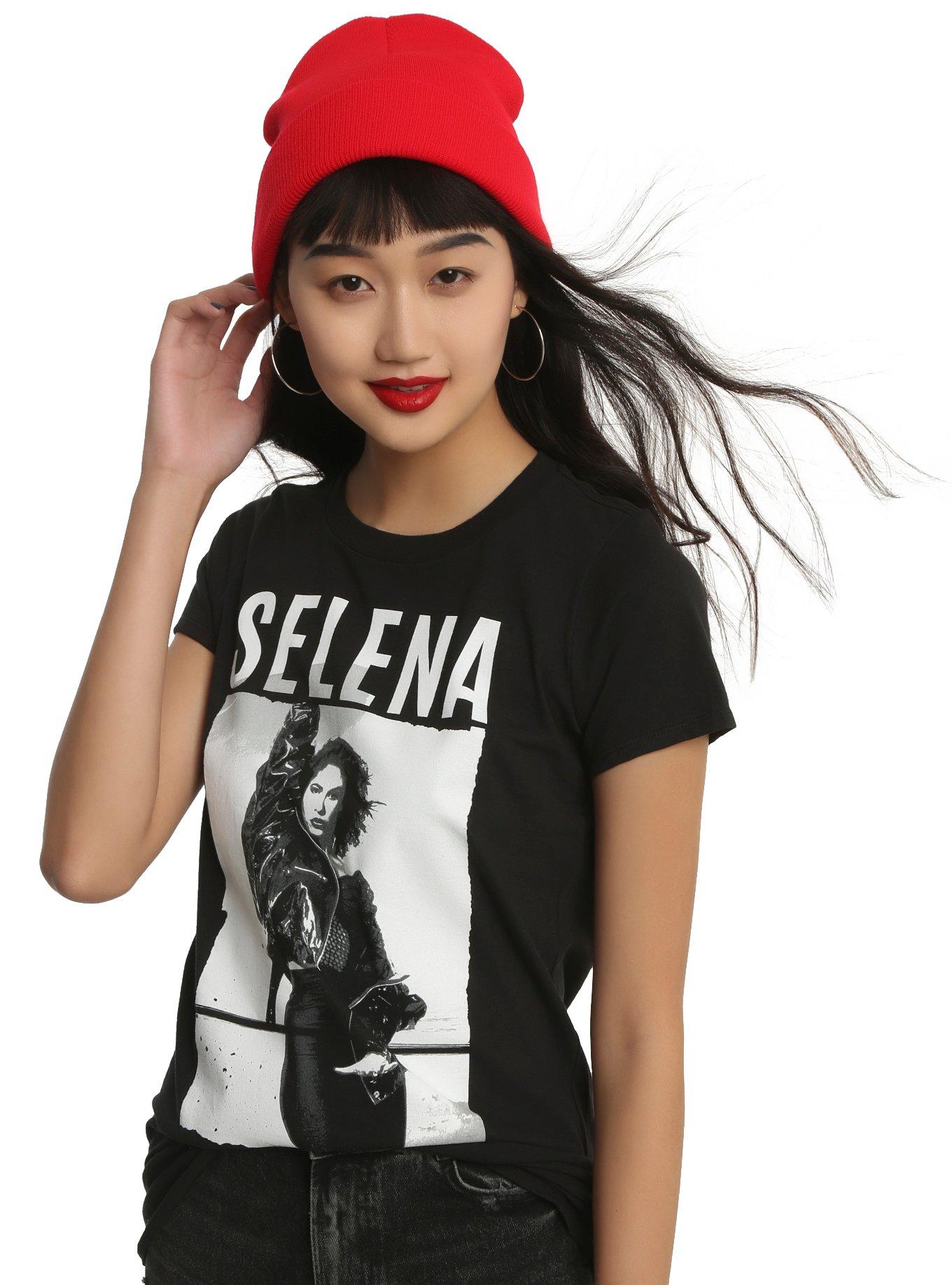 Selena Pose Girls T-Shirt, BLACK, hi-res