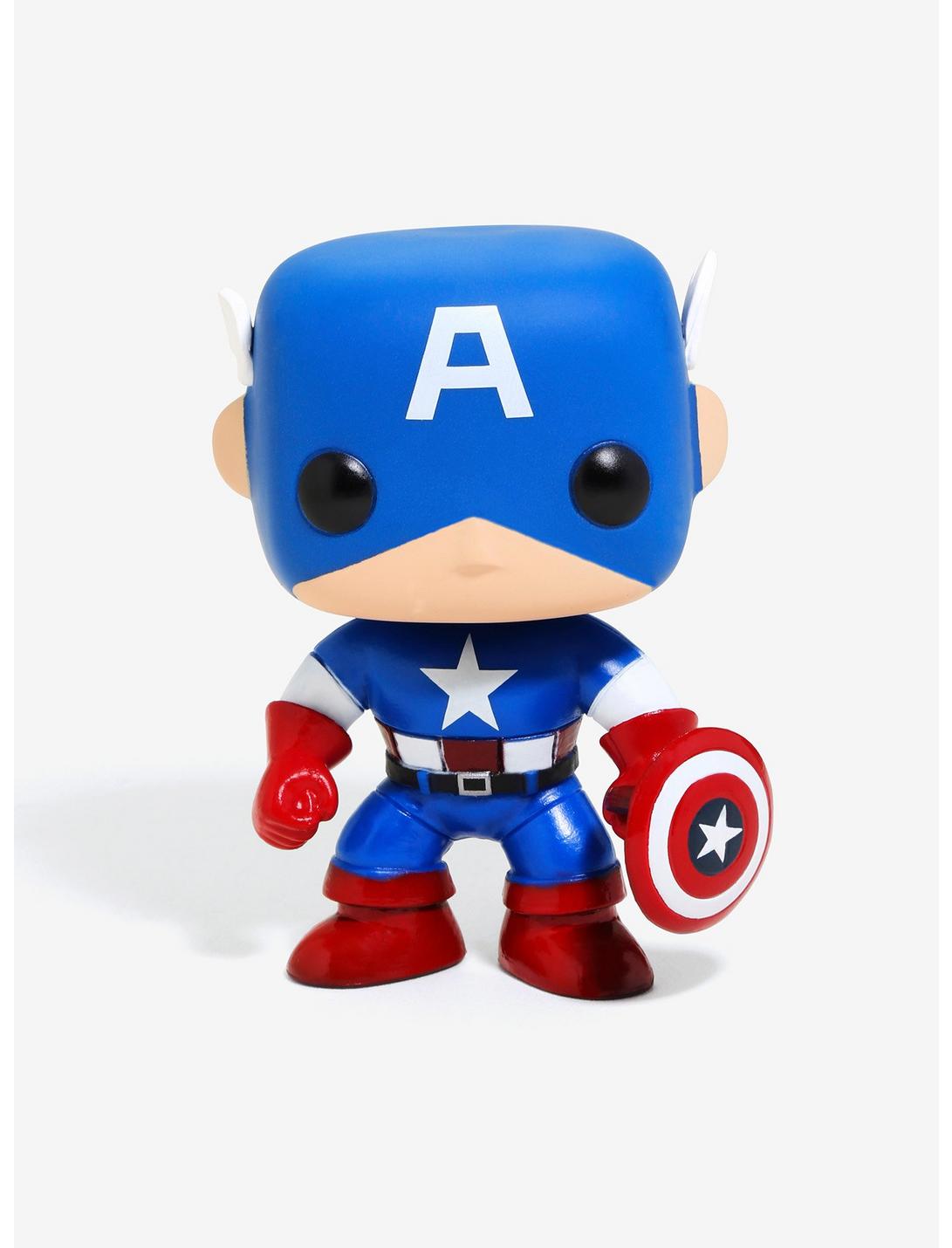 Funko Marvel Pop! Captain America Vinyl Bobble-Head, , hi-res